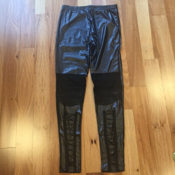 Sexy Lace bandage lace up gothex leggings - Picture 8 of 8